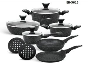 12pc Edenberg granite cookware set