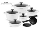 12pc edenberg granite cookware set