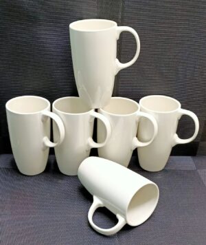 6pc ceramic mug set