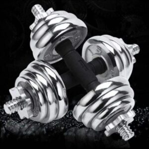 chrome Dumbbells -15kg pair