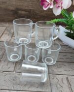 6pc glass cup set