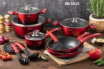 15pc edenberg granite cookware set 