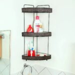 3 Tier metallic corner organizer