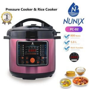 Nunix pressure cooker and Rice cooker pc-02