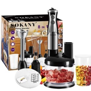 8-in-1 Sokany Hand Blender