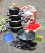 21pc Signature Granite Cookware Set
