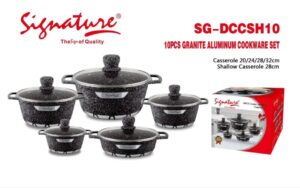 10pc Signature Granite Cookware Set