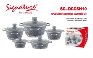 10pc Signature Granite Cookware Set