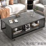 Marble Textured Coffee Table