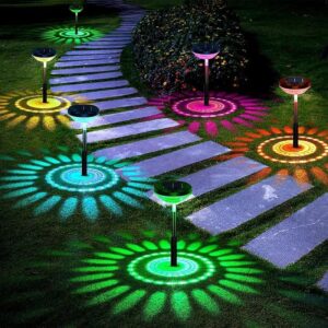 6pc Color Changing Solar Light