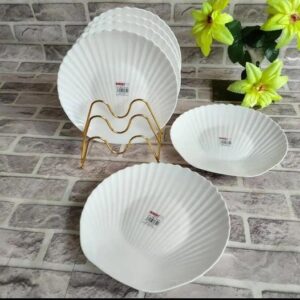 6pc Shell plate set
