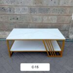 Marble effect coffee table 