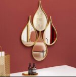 4 in one tear drop decor mirror