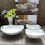 3pc Food warmer set