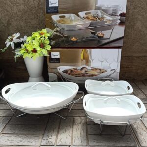 3pc Food warmer set