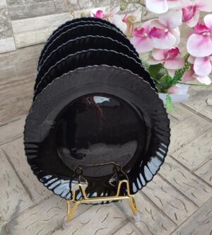 6pc ceramic plate set