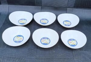 6pc oval bowl set