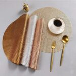 6pc round table mat set