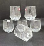 6pc whiskey glass set