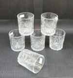 6pc whiskey glass set