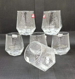 6pc whiskey glass set