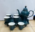 8pc ceramic tea set