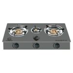 Three burner table top gas cooker  -Eurochef