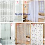 Shower curtains with hooks