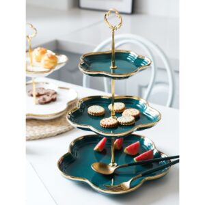 3 tier porcelain cake stand