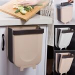 Collapsible cabinet dustbin